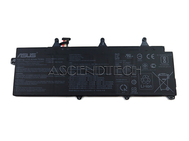 BLESYS 70Wh C41N1901 Batería para ASUS ZenBook Duo 14 UX481F UX481FA