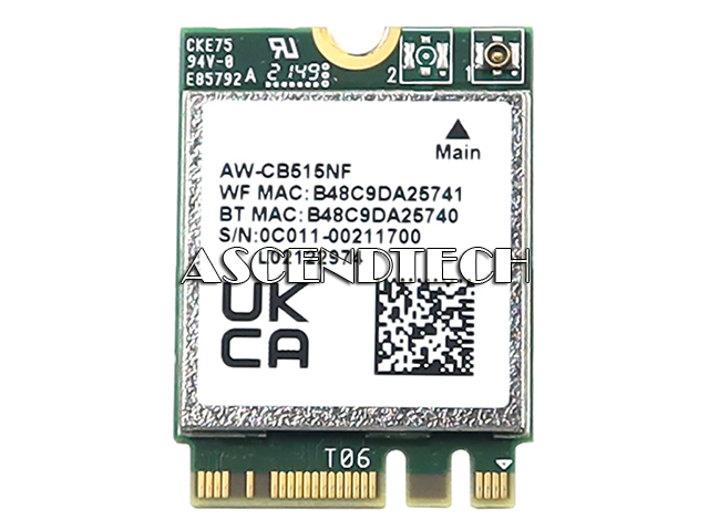 Azurewave Aw-Cb515nf M.2 2230 Wifi Card Azurewave Aw-Cb515nf M.2 2230 Wifi Card. Part Number: 0C011-00211700