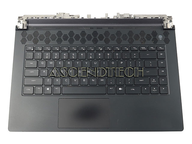 Palmrest w/RGB Backlit Keyboard for Dell Alienware M15 R7 US