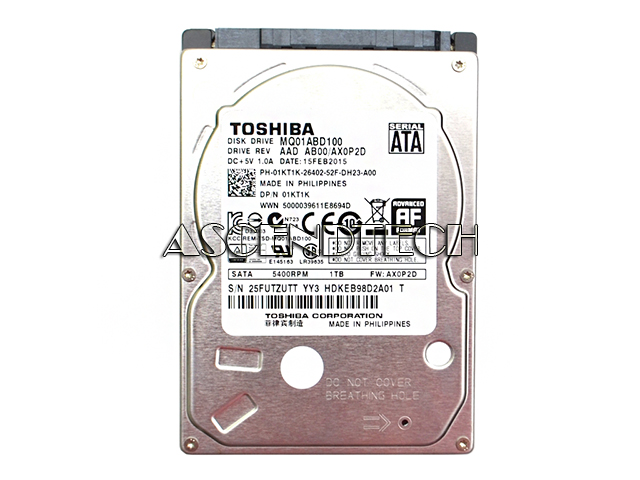 Toshiba Mq01abd100 1Tb 2.5" Sata Hdd Toshiba Mq01abd100 1Tb 2.5" Sata Hdd. Part Number: 1Kt1k 01Kt1k Ph-01Kt1k