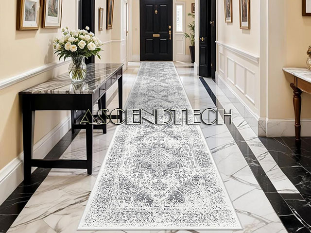 Eisurom 2'6"X16' Grey Hallway Runner Rug Eisurom 2'6"X16' Grey Hallway Runner Rug. Part Number: 2-6X16ft_Gray_Runner_Rug