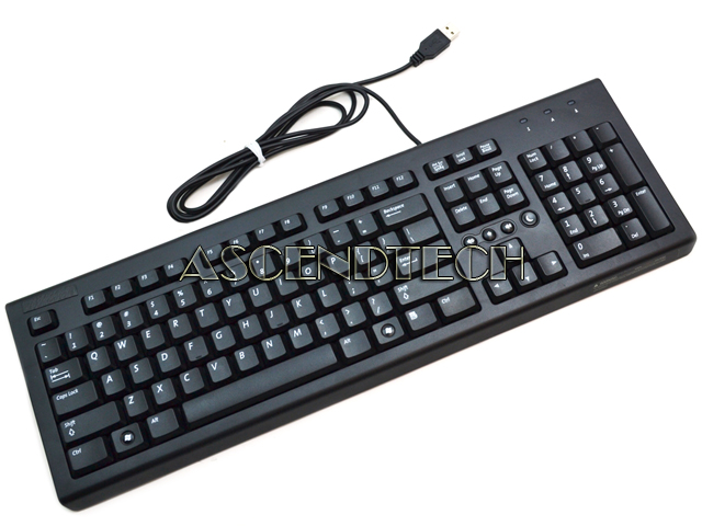 thumbnail image 2 of HP PR1101U Wired USB Keyboard – Standard QWERTY Layout With Number Pad, Sleek Black Design For PC Or Laptop 2 of 6