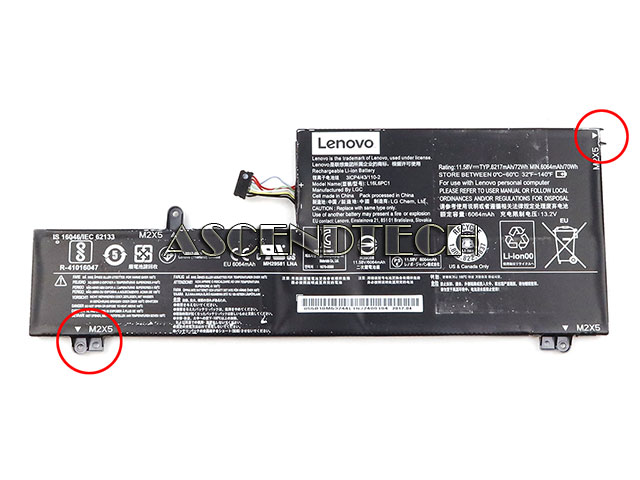 Lenovo 11.58V 72Wh Battery 5B10m53744 Lenovo 11.58V 72Wh Battery 5B10m53744. Part Number: 5B10m53744 8S5b10m53744. Model: L16l6pc1