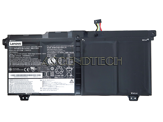 Lenovo 7.5V 56Wh Battery 5B10r51233 Lenovo 7.5V 56Wh Battery 5B10r51233. Part Number: 5B10r51233 8S5b10r51233. Model: L18c4pg0