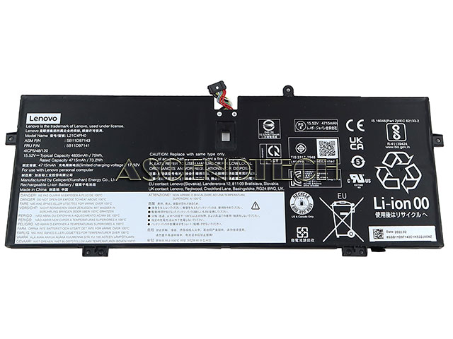 Lenovo 15.52V 73.2Wh Battery 5B11d97141 Lenovo 15.52V 73.2Wh Battery 5B11d97141. Part Number: 5B11d97141 8S5b11d97141. Model: L21c4ph0