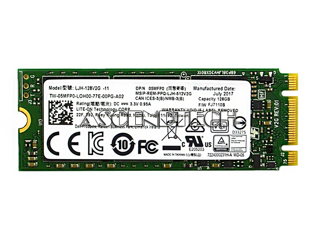 Lite-On Ljh-128V2g 128Gb M.2 Ssd 5Mfp0 Lite-On Ljh-128V2g 128Gb M.2 Ssd 5Mfp0. Part Number: 5Mfp0 05Mfp0 Tw-05Mfp0