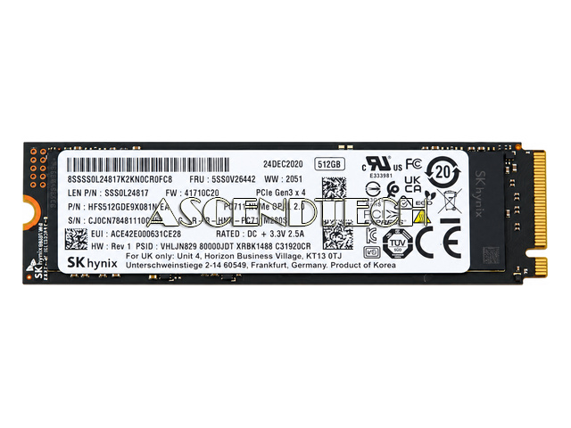 Sk Hynix 512Gb M.2 2280 Ssd 5Ss0v26442 Sk Hynix 512Gb M.2 2280 Ssd 5Ss0v26442. Part Number: 5Ss0v26442 8S5ss0v26442. Model: Hfs512gde9x081n