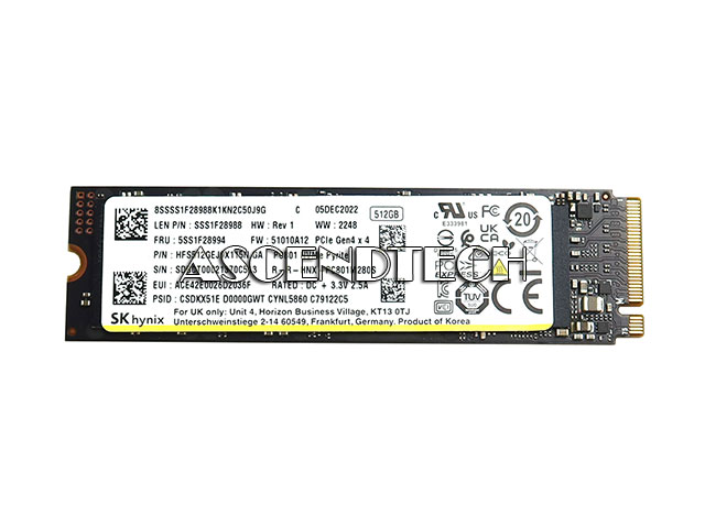HFS512GEJ9X115N 5SS1F28994 8S5SS1F28994 | Sk Hynix 512Gb M.2 Nvme