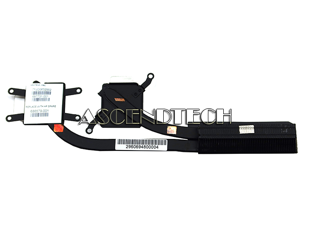 Hp Envy 4 4T Cpu Heatsink 686579-001 Hp Envy 4 4T Cpu Heatsink 686579-001