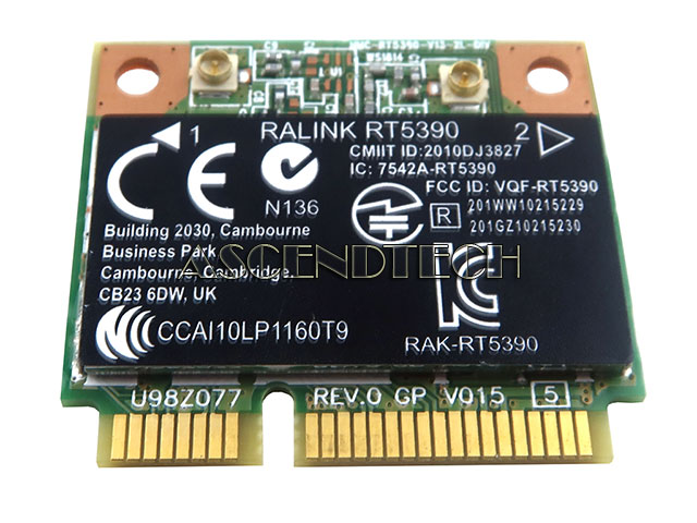 Hp G4 Ralink Wireless Card 691415-001 Hp G4 Ralink Wireless Card 691415-001. Model: Rt5390
