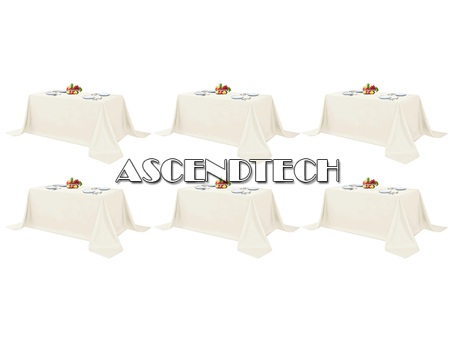 Fitable 6-Pack Ivory Tablecloths Fitable 6-Pack Ivory Tablecloths. Part Number: 6Pack_Ivory_Tablecloths