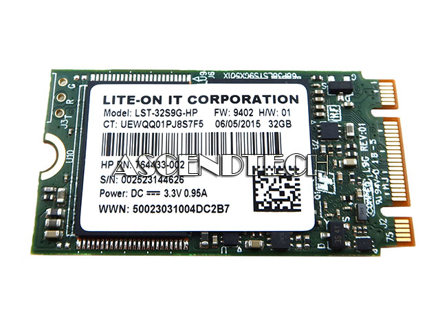 Lite-On Hp 32Gb Sata Ssd 764433-002 Lite-On Hp 32Gb Sata Ssd 764433-002. Model: Lst-32S9g-Hp