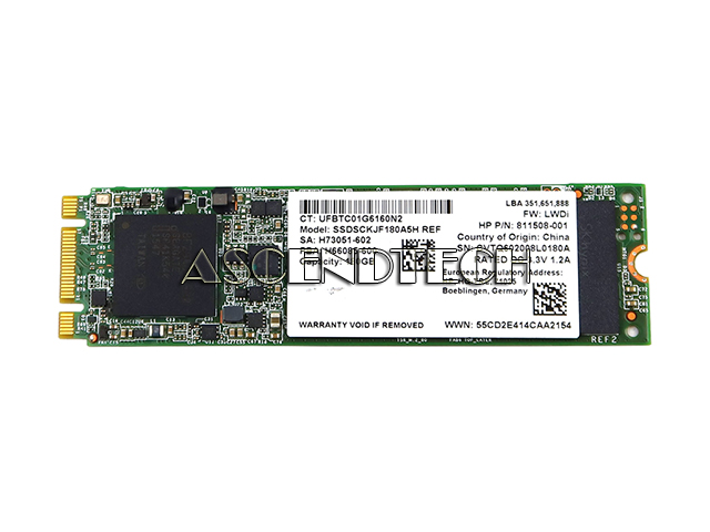 Intel Ssdsckjf180a5h 180Gb M.2 Sata Ssd Intel Ssdsckjf180a5h 180Gb M.2 Sata Ssd. Part Number: 811508-001