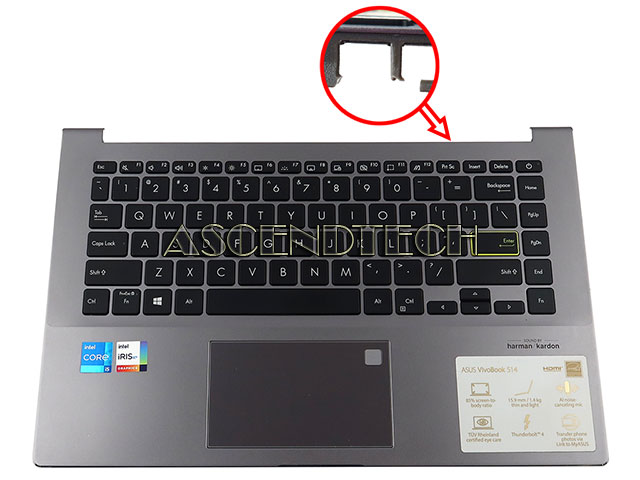 Asus Kb Palmrest Tp Assy 90Nb0rl4-R31us0 Asus Kb Palmrest Tp Assy 90Nb0rl4-R31us0