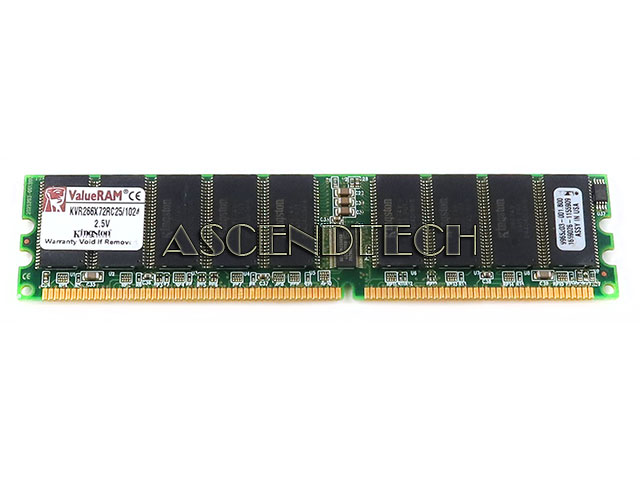 Kingston 1Gb Ddr Ecc Ram 9965203-001.B00 Kingston 1Gb Ddr Ecc Ram 9965203-001.B00. Model: Kvr266x72rc25/1024