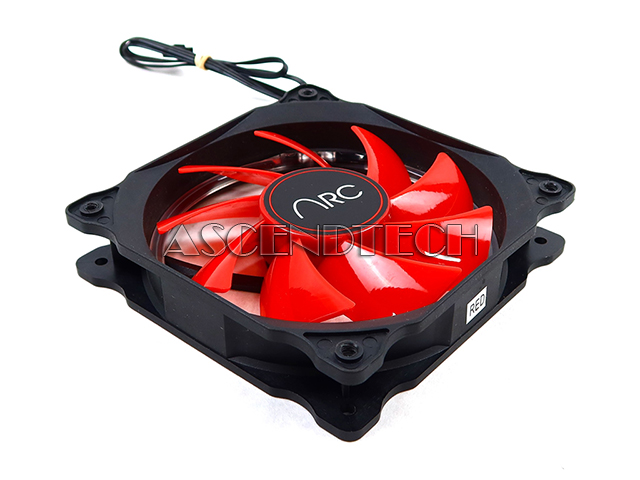 A12025HALO-R DF1202512SELN | Arc Case Cooling Fan Red Df1202512seln