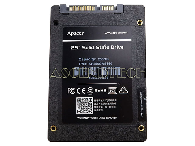 Apacer As350 256Gb 2.5" Ssd Ap256gas350 Apacer As350 256Gb 2.5" Ssd Ap256gas350