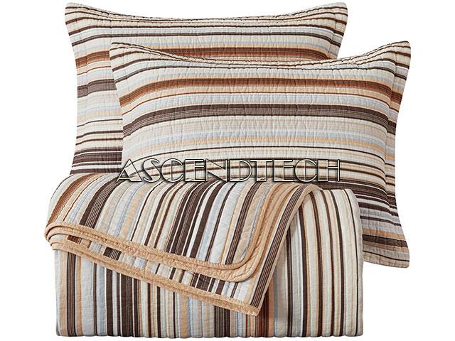 Chezmoi Collection Queen Bedding Set Chezmoi Collection Queen Bedding Set. Part Number: Avery_Brown_Bedding_Set