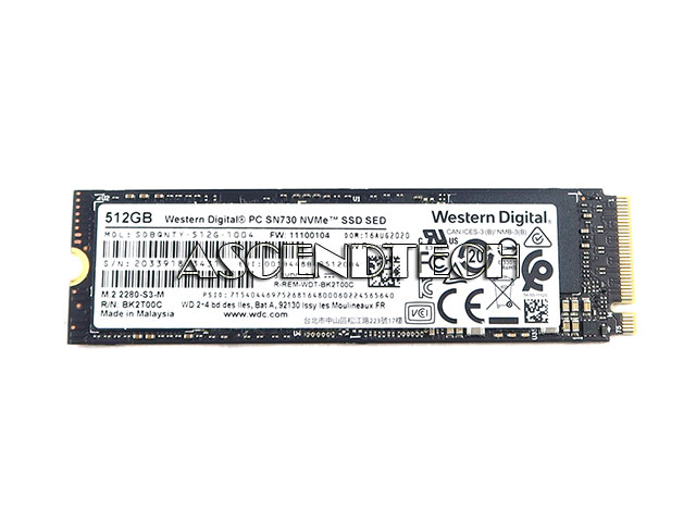 Wd Sdbqnty-512G 512Gb Ssd Ba97-10993L Wd Sdbqnty-512G 512Gb Ssd Ba97-10993L