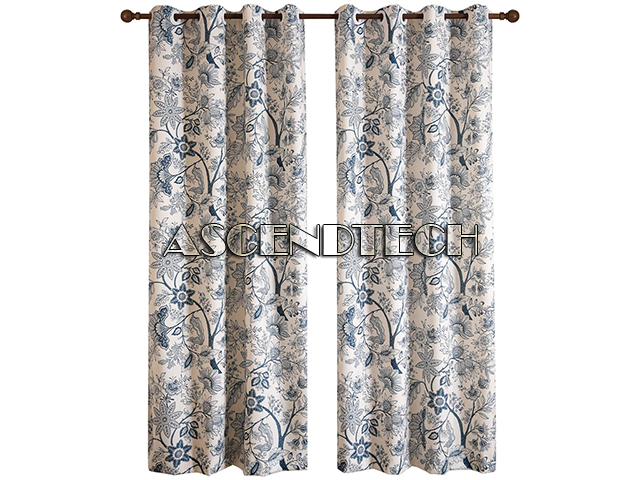 Isaenne 65"X87" Blue Floral Curtains Set Isaenne 65"X87" Blue Floral Curtains Set. Part Number: Blue_Floral_Curtains_Set