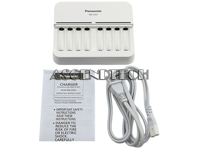 Panasonic Bq-Cc63a Ni-Mh Battery Charger Panasonic Bq-Cc63a Ni-Mh Battery Charger