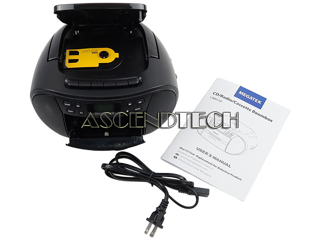 Megatek Cbr510 Am/Fm Cd Cassette Boombox Megatek Cbr510 Am/Fm Cd Cassette Boombox