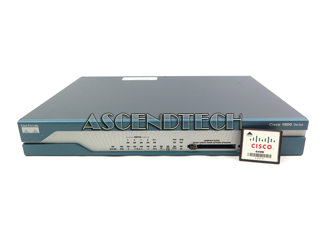 K118 Router 1811 1811/K9 CISCO1811/K9 | Cisco 1811 Router W/ 64Mb Flash Card