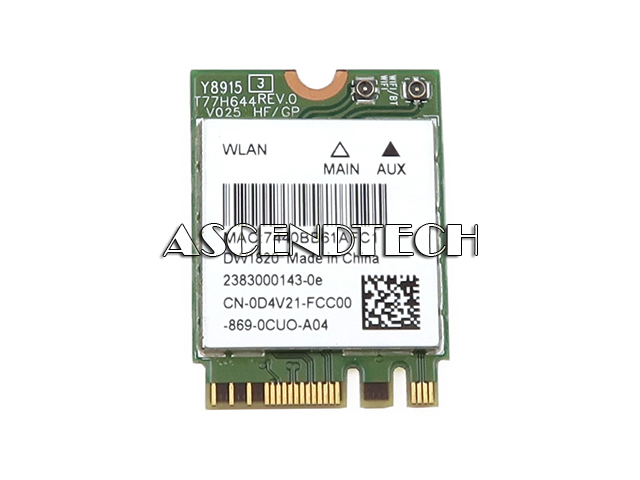 Qualcomm Qcnfa344a M.2 Wifi 5 Card D4v21 Qualcomm Qcnfa344a M.2 Wifi 5 Card D4v21. Part Number: D4v21 0D4v21 Cn-0D4v21