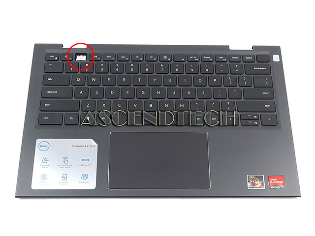 Dell 7415 2In1 Kb Palmrest Tp Assy D7tnc