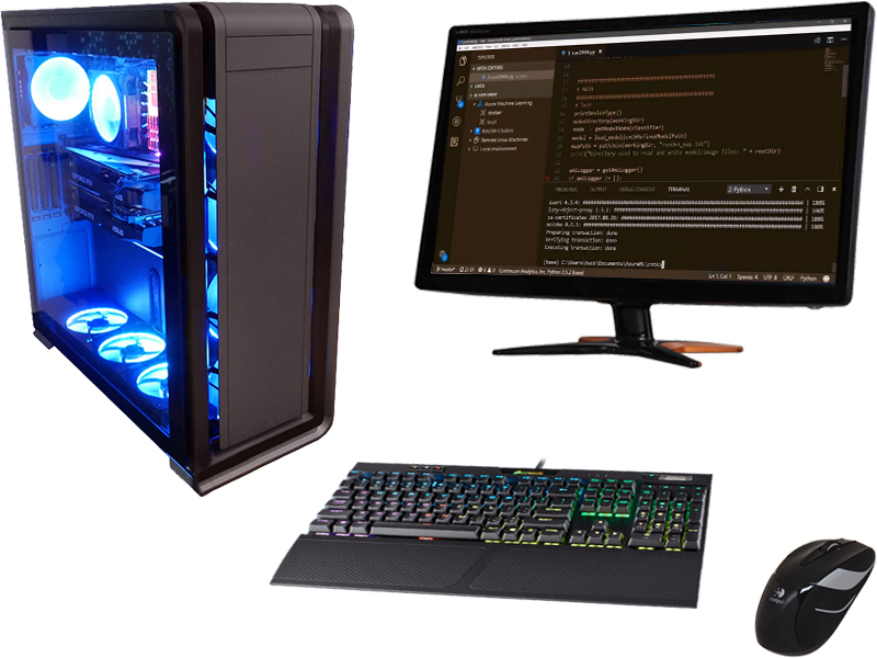Intel 2066 AI PC Build | Ai Machine Learning Up To 7 Gpu Build