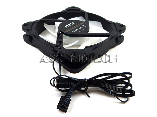 FN_DESK_MSI12025L | Msi Case Cooling Fan White 12025L