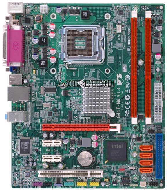 G41T-M6 | Ecs G41t-M6 Intel G41 Lga775 Ddr3 Mboard