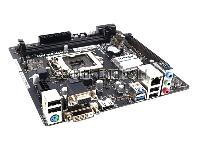 Asrock H310cm-Hdv Motherboard No I/O Asrock H310cm-Hdv Motherboard No I/O. Part Number: 80-Mxb8j0-A1a04