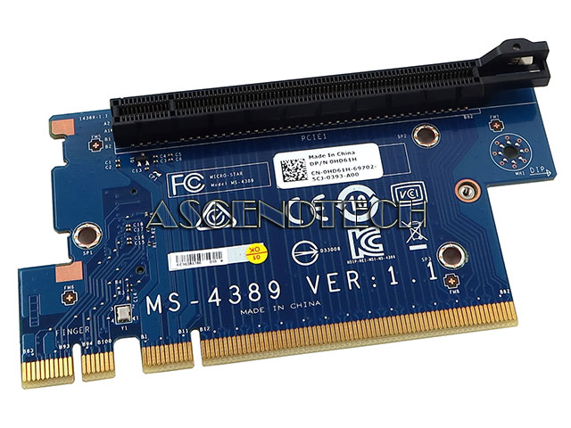 Dell Alienware X51 R3 Riser Card Hd61h Dell Alienware X51 R3 Riser Card Hd61h. Part Number: Hd61h 0Hd61h Cn-0Hd61h. Model: Ms-4389
