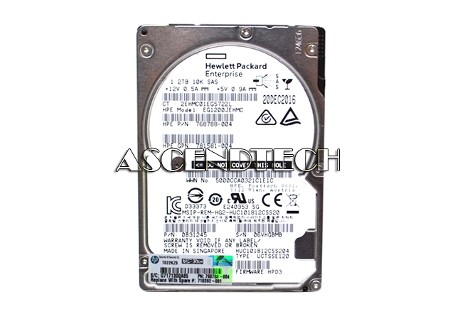 Hitachi Huc101812css204 1.2Tb 2.5" Hdd Hitachi Huc101812css204 1.2Tb 2.5" Hdd. Part Number: 768788-004
