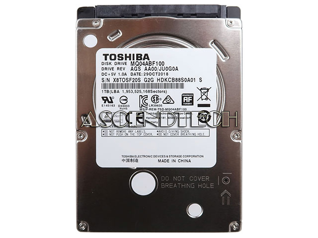 Toshiba Mq04abf100 1Tb 2.5" Sata Hdd Toshiba Mq04abf100 1Tb 2.5" Sata Hdd