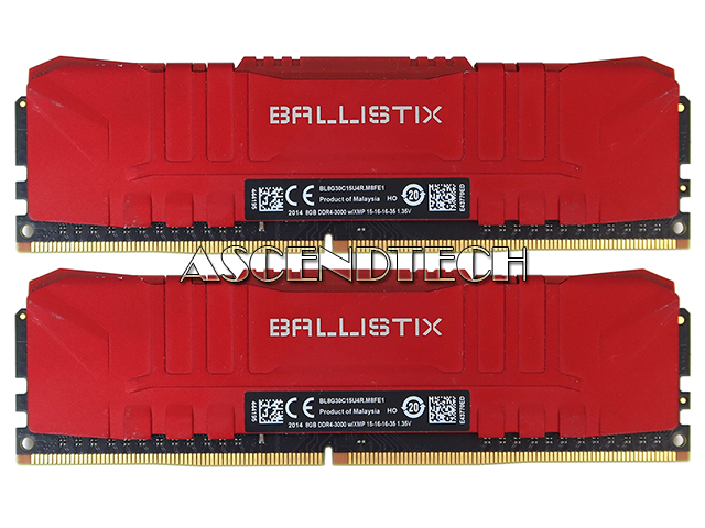 Crucial Bl8g30c15u4r 16Gb 2X8gb Ram Kit Crucial Bl8g30c15u4r 16Gb 2X8gb Ram Kit. Part Number: 2_Of_Bl8g30c15u4r.M8fe1