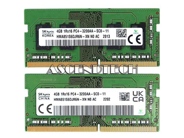 Sk Hynix Hma851s6djr6n 8Gb 2X4gb Ram Kit Sk Hynix Hma851s6djr6n 8Gb 2X4gb Ram Kit. Part Number: 2_Of_Hma851s6djr6n-Xn
