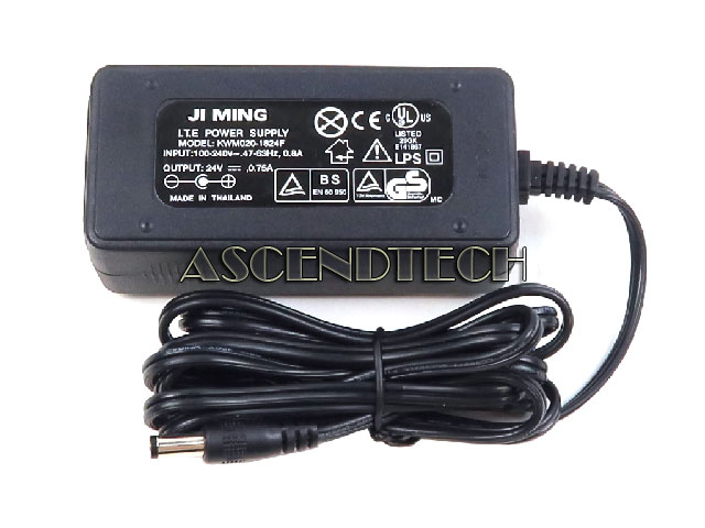 Ji Ming Kwm020-1824F 24V 0.75A Adapter Ji Ming Kwm020-1824F 24V 0.75A Adapter