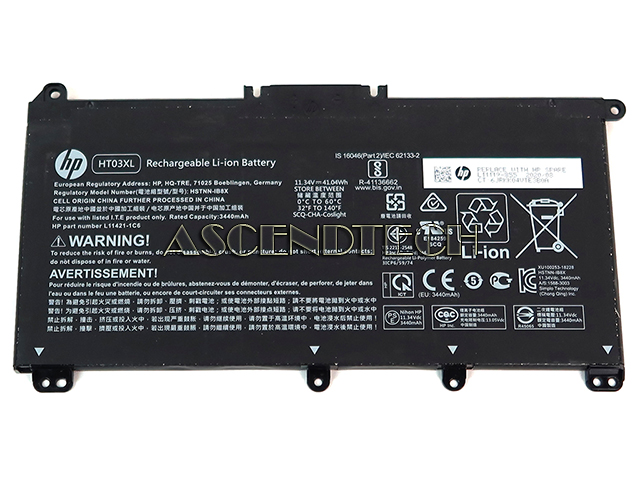 Hp 14-Ce 11.34V 41Wh Battery L11421-1C6