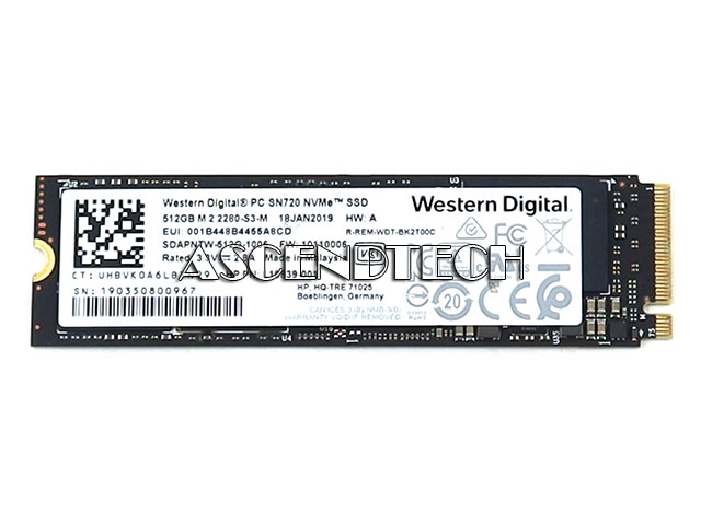 Wd Sdapntw-512G 512Gb M.2 Ssd L18839-001