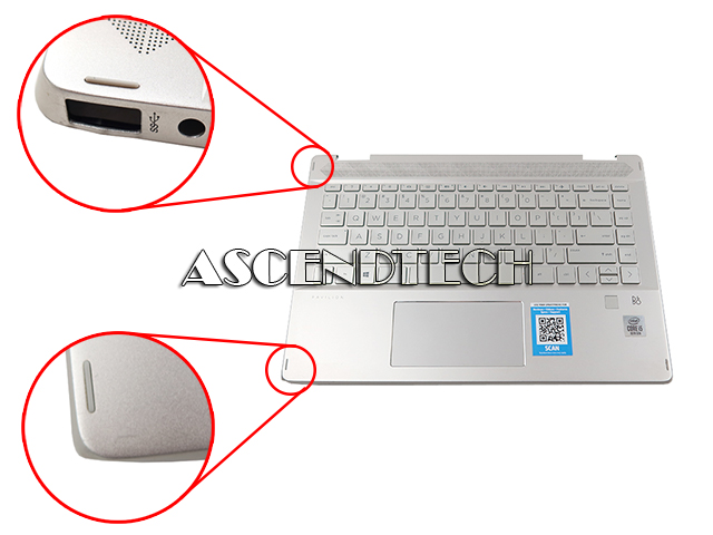 Hp 14-Dh Kb Palmrest Tp Assy L53787-001 Hp 14-Dh Kb Palmrest Tp Assy L53787-001