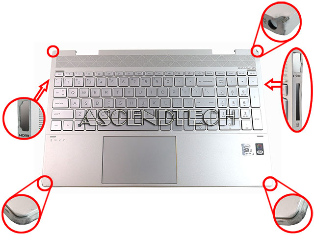 Hp 15-Ed Kb Palmrest Tp Assy L93226-001