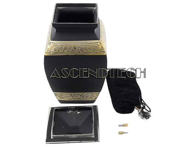 Naniurn Large Black Gold Cremation Urn Naniurn Large Black Gold Cremation Urn. Part Number: Large_Cremation_Urn