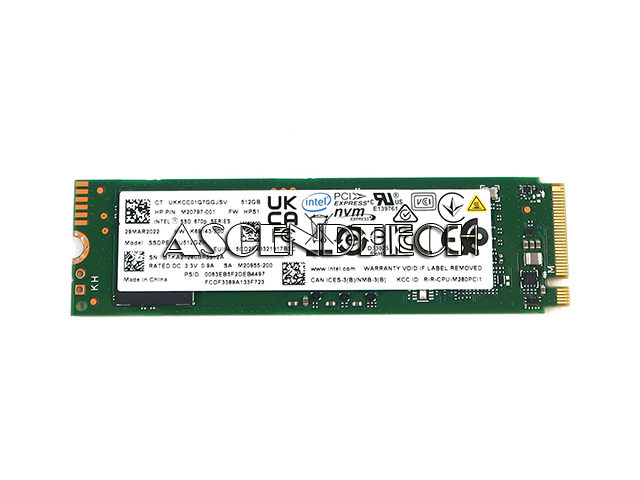 SSDPEKNU512GZH M20797-001 | Intel 512Gb Nvme M.2 2280 Ssd M20797-001