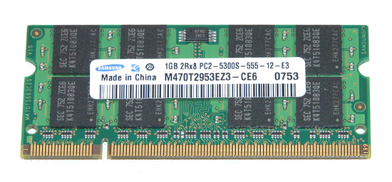 Samsung 1Gb 2Rx8 Ddr2 Pc2-5300S Memory