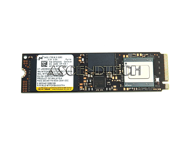 Micron 1Tb Nvme M.2 2280 Ssd M73971-001 Micron 1Tb Nvme M.2 2280 Ssd M73971-001. Model: Mtfdkba1t0tfh