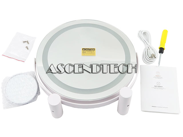 Hasipu 11"X11" Round Mirror With Lights Hasipu 11"X11" Round Mirror With Lights. Part Number: Mirror_With_Lights_11Inch