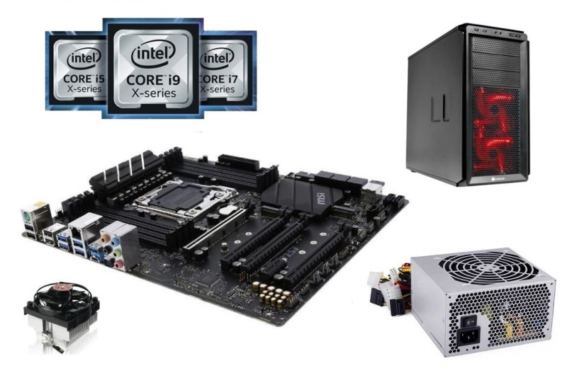 MSI X299 RAIDER LGA 2066 | Intel I7-7820X Atx Tower Barebones Kit