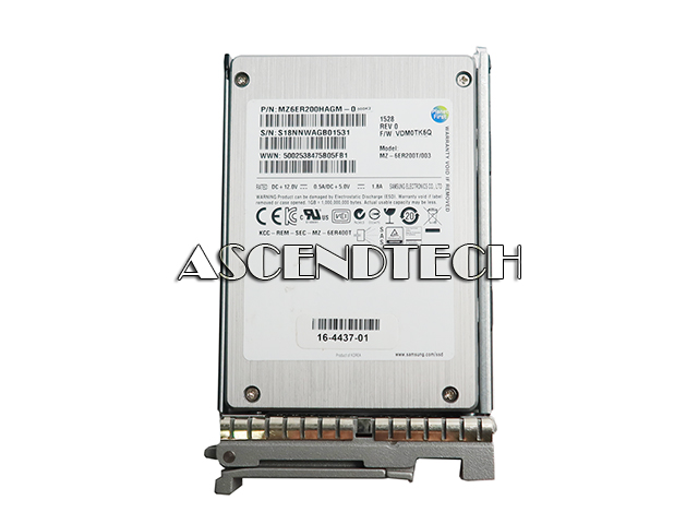 Samsung 200Gb Sas Ssd Mz6er200hagm-000K2